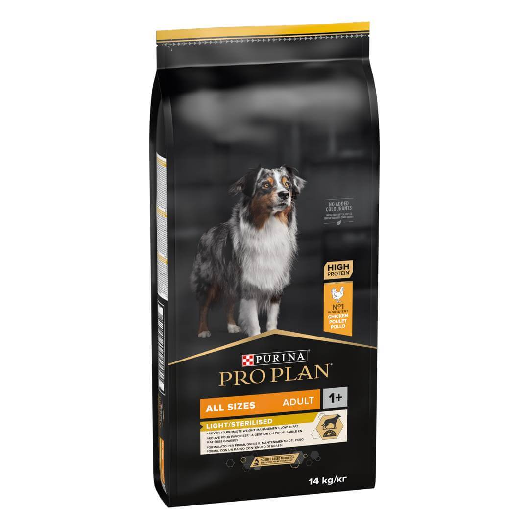 PRO PLAN Cão Adulto Todos os Portes Light Sterilised Frango PURINA