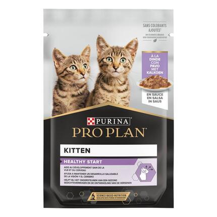 PRO PLAN Kitten | Gatinhos HEALTHY START com Peru em Molho