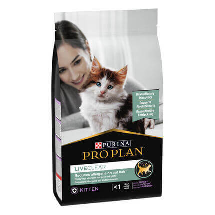 PRO PLAN LIVECLEAR Kitten | Gatinhos com menos de 1 ano Rico em peru