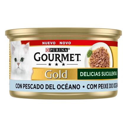 GOURMET GOLD Delícias Suculentas Peixe do Oceano 85g