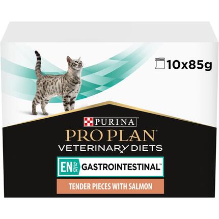 PRO PLAN VETERINARY DIETS Feline EN St/Ox Gastrointestinal Saquetas com Salmão