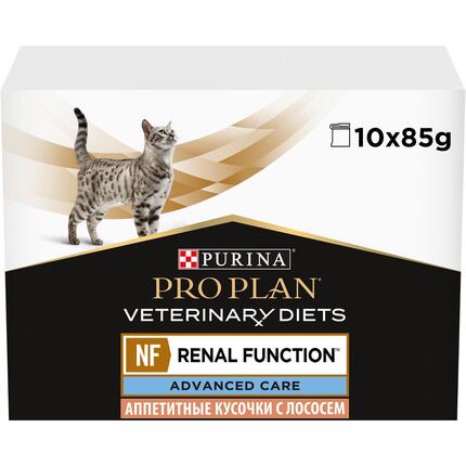 PRO PLAN VETERINARY DIETS Feline NF Renal Function ADVANCED CARE Saquetas com Salmão