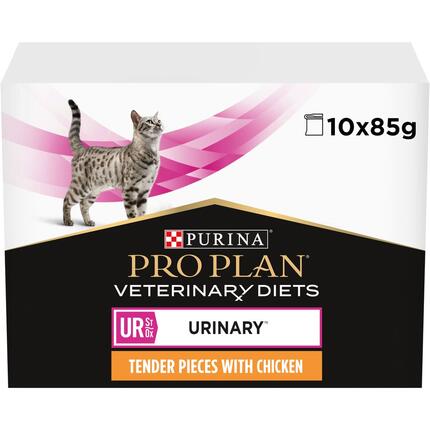 PRO PLAN VETERINARY DIETS Feline UR St/Ox Urinary Saquetas com Frango