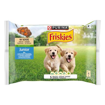 7613035800885 FRISKIES JUNIOR com Frango - Húmido cão