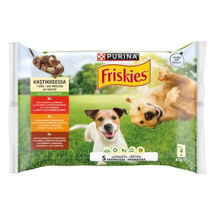 FRISKIES Molho Vaca, Frango e Borrego  - Húmido Cão