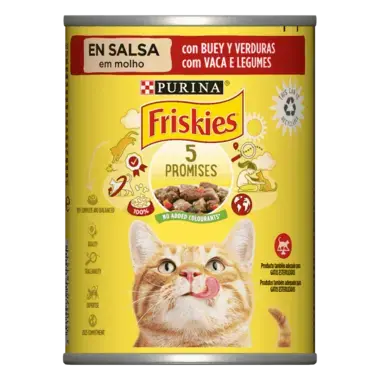 Comida Húmida para Gato Adulto FRISKIES Vaca | PURINA