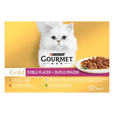Gourmet® Gold Seleção Duplo Prazer Multipack 12x85g