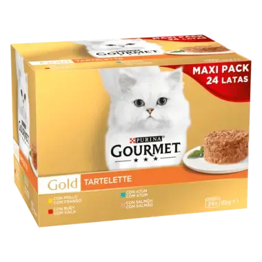 Gourmet® Gold Tartelette Seleção de Sabores 8x85g