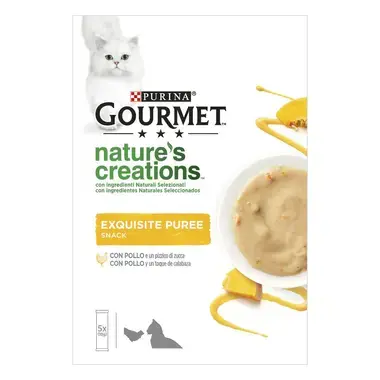 GOURMET Nature's Creations Snack Puré Com Frango e uma pitada de Abóbora
