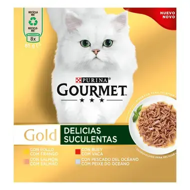 GOURMET GOLD Delícias Suculentas 8x85g