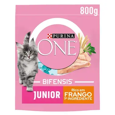 PURINA ONE Junior 1-12 meses - Rico em Frango com Cereais Integrais