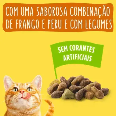 3010470150119 FRISKIES Frango e Peru - Gato Seco