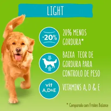 7613033772627 FRISKIES LIGHT Frango - Seco Cão