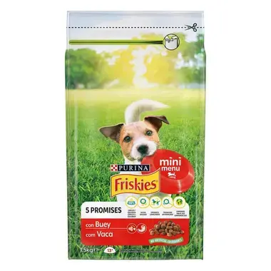 7613033796357, 7613034596437 FRISKIES MINI MENU Vaca - Seco Cão