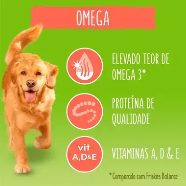 7613034010605 FRISKIES OMEGA Vaca e Peixe - Seco Cão