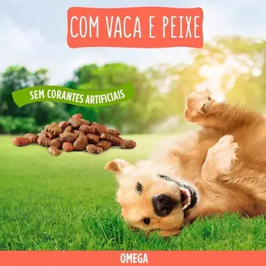 7613034010605 FRISKIES OMEGA Vaca e Peixe - Seco Cão