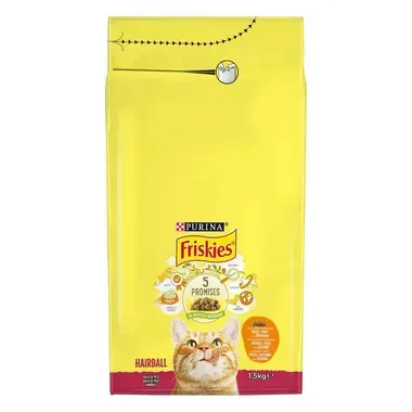 7613034945808 FRISKIES Bolas de Pelo Frango Peru - Gato Seco