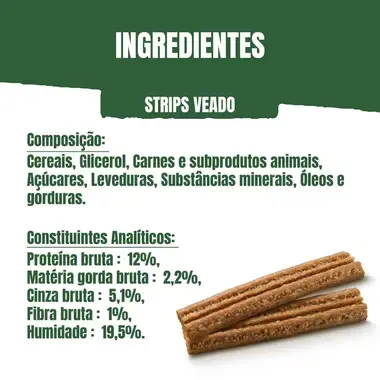 7613034995414 PURINA AdVENTuROS Strips com Aroma Selvagem a Veado