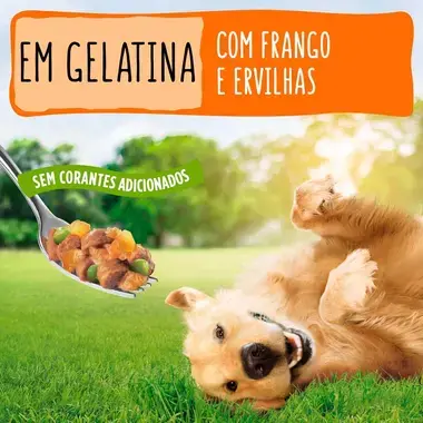 7613036257695 FRISKIES em Gelatina Frango - Húmido Cão