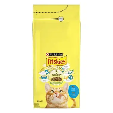 8002205352009 FRISKIES Salmão e Legumes - Gato Seco