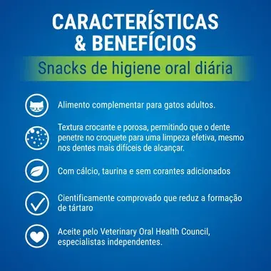 PURINA DENTALIFE Snack Dentário com Salmão para gato