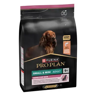 PRO PLAN Cão Adulto Porte Pequeno & Mini Pele Sensível Rico em Salmão