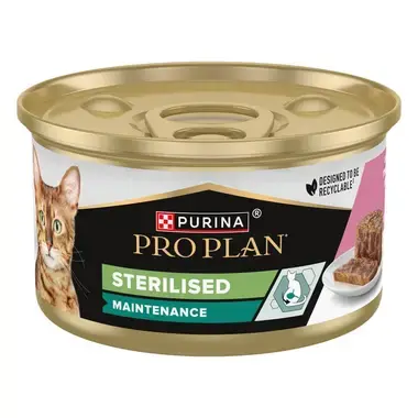 PRO PLAN Gato Adulto Esterilizado Terrine, com Atum e Salmão