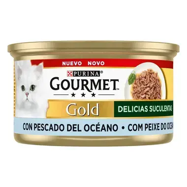 GOURMET GOLD Delícias Suculentas Peixe do Oceano 85g