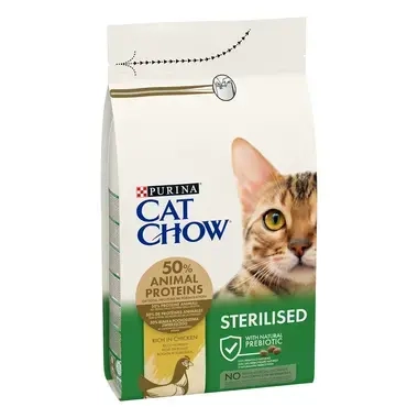 PURINA CAT CHOW Sterilised Rico em Frango