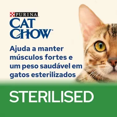 PURINA CAT CHOW Sterilised Rico em Frango