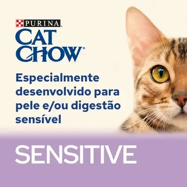 PURINA CAT CHOW Sensitive com Salmão