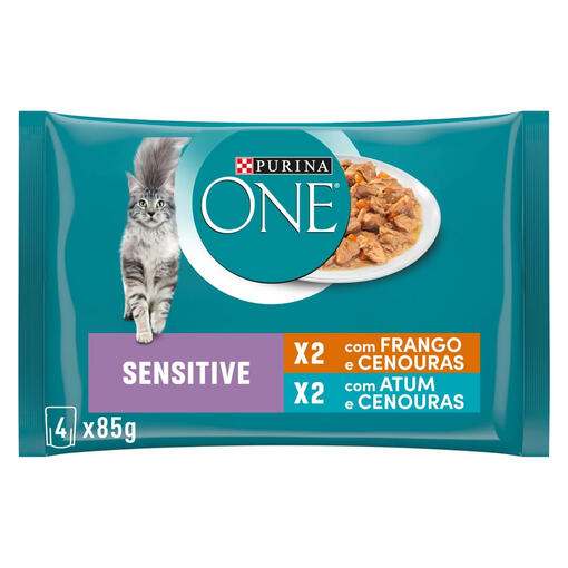 PURINA ONE Delicate Receitas em Molho Delicate - Frango - Atum