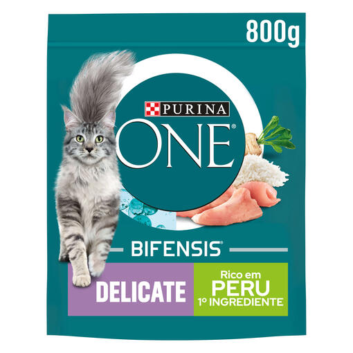PURINA ONE Delicate - Rico em Peru e Arroz