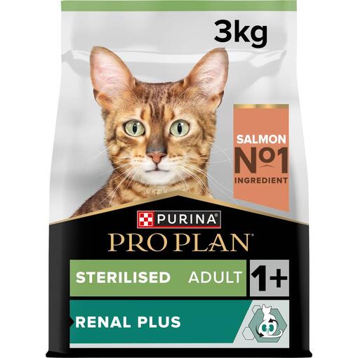 PRO PLAN Esterilizado Adulto 1+ RENAL PLUS Rico em Salmão