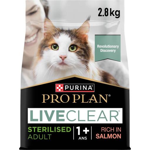 PRO PLAN LIVECLEAR Sterilised Adulto 1+ Rico em Salmão