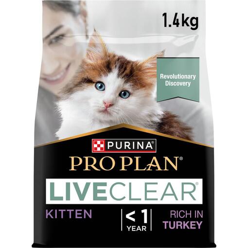 PRO PLAN LIVECLEAR Kitten | Gatinhos com menos de 1 ano Rico em peru