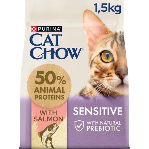 PURINA CAT CHOW Sensitive com Salmão